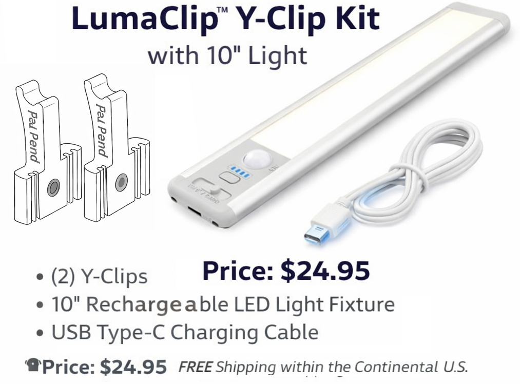 LumaClip Y-Clip Kit with Light